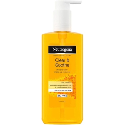 Neutrogena Clear & Soothe Мицеларен гел за лице с куркума, 200 ml