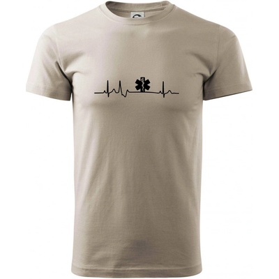 EKG rescue triko ledově šedá