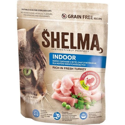 SHELMA Indoor Rich in turkey 750 g