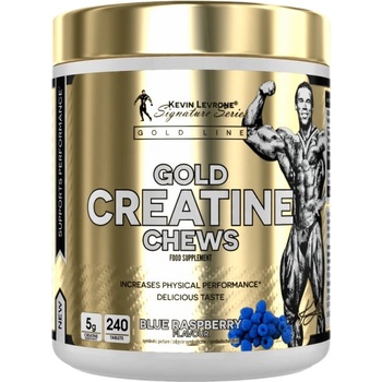 Kevin Levrone Signature Series Gold Creatine Chews | Creatine Monohydrate [240 Дъвчащи таблетки] Синя малина