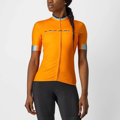 Castelli GRADIENT lady oranžová/růžová/bílá
