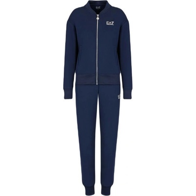 EA7 Woman Jersey Tracksuit navy blue