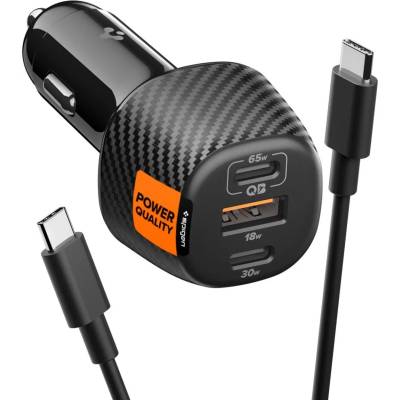 Spigen Автомобилен заряден уред Spigen Essential 113W EV1133, черен (ACP09543)