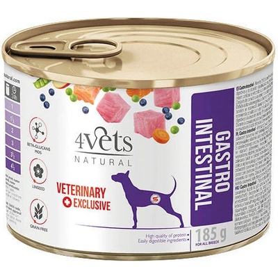 4Vets NATURAL 4Vets Кучешки стомашно-чревен 185 г