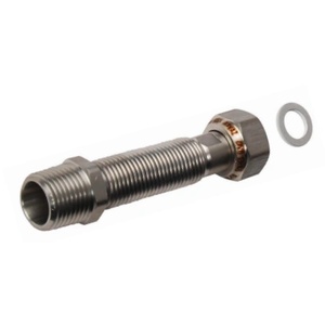 Ayvaz Boilerflex 3/4" MF 13-22cm Ø21.5mm Гъвкава удължаема връзка от неръждаема стомана (RFM44130)