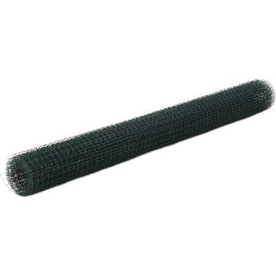 vidaXL Pletivo ke kurníku ocel PVC vrstva 25 x 1,5 m zelené