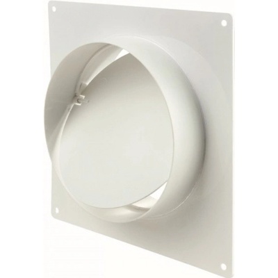 DALAP 1511 Spojka vnitřní 100 mm s montážním rámečem 150 x 134 mm a zpětnou klapkou