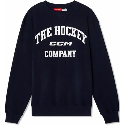 CCM mikina Athleisure Fleece Crewneck YTH tmavě modrá