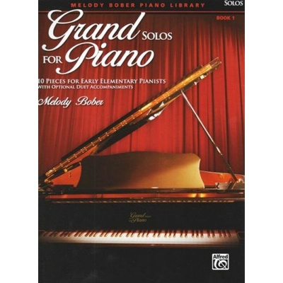 Grand Solos for Piano 1 úplne jednoduché skladbičky pre klavír + voliteľný sprievod
