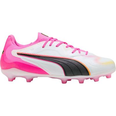Puma KING 20 PRO FG/AG Bílá Růžová Černá