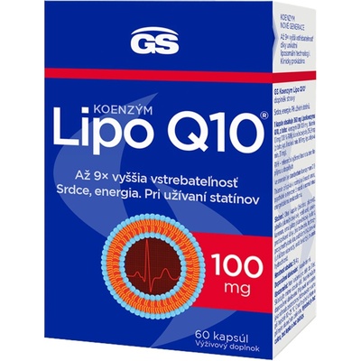 GS Koenzym Lipo Q10 100mg 60 kapsúl