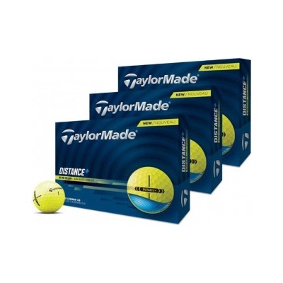 TaylorMade Distance Plus žluté 36 ks