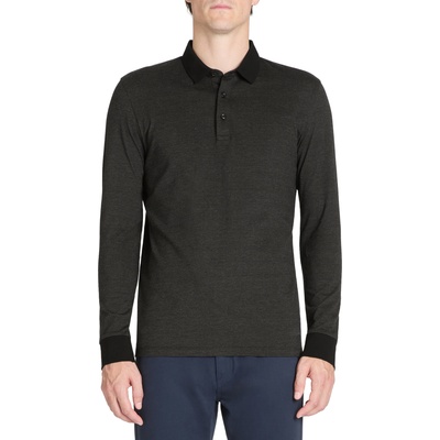 Celio Черна мъжка поло риза с дълъг ръкав Celio Jeshintano Celio | Cheren | МЪЖЕ | S