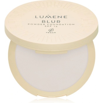 Lumene Blur компактна пудра 2 в 1 SPF 15 цвят No. 0 10 гр