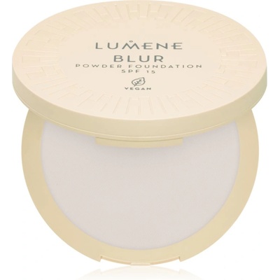 Lumene Blur компактна пудра 2 в 1 SPF 15 цвят No. 0 10 гр