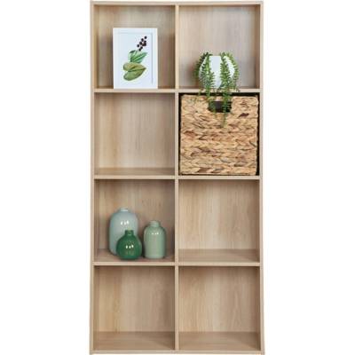KONDELA Sande regál dub prírodný 39295 59.5 cm x 28.5 cm x 119 cm
