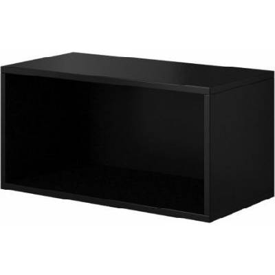 Cama open storage cabinet ROCO RO4 75/37/37 black