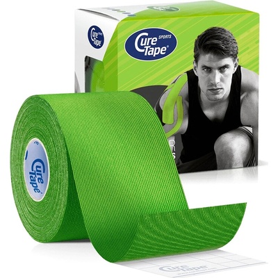 CureTape Sports kineziologický tejp zelený 5 cm x 5 m