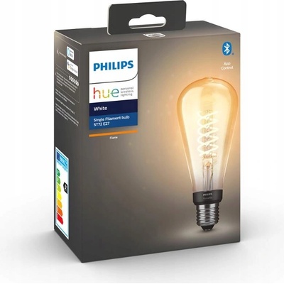 Philips Inteligentná LED žiarovka Hue Bluetooth Filament ST72 7 W E 27 biela