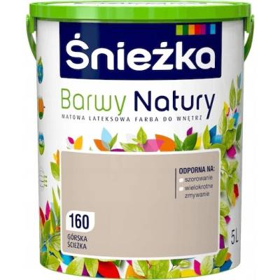 Śnieżka Latexová barva na zeď 5 l 160 Horská stezka matná
