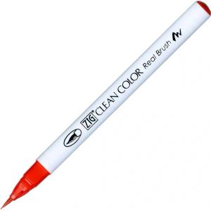 ZIG Clean Color Четка Писалка 020 фл. Червено (RB-6000AT-020)