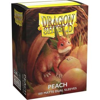 Dragon Shield Протектори за карти Dragon Shield Dual Sleeves - Matte Peach (100 бр. )