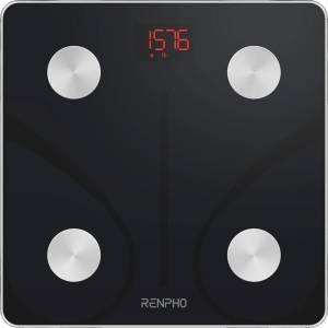 RENPHO Смарт кантар Renpho - Elis 1, ES-CS20M-BK, 180 kg, черен (PEU-ES-CS20M-BK)