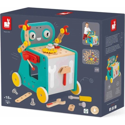 Janod Игрален комплект Janod - Подвижна работилница (J06456)