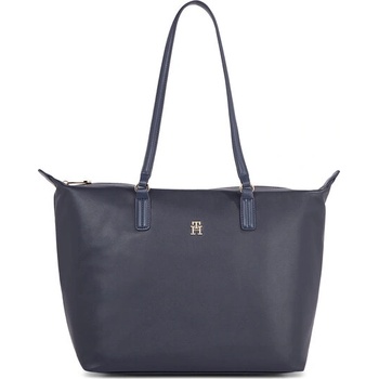 Tommy Hilfiger Дамска чанта Tommy Hilfiger Poppy Plus Tote AW0AW15856 Space Blue DW6 (Poppy Plus Tote AW0AW15856)