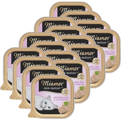 Miamor Milde Mahlzeit hydina & šunka 16 x 100 g