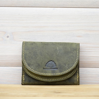 kožená peněženka Greenburry Vintage 316-30 zelená