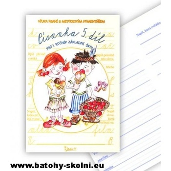 Písanka pro 1. třídu 5. díl - Písanka pro ZŠ - Jana Potůčková, Vladimír Potůček