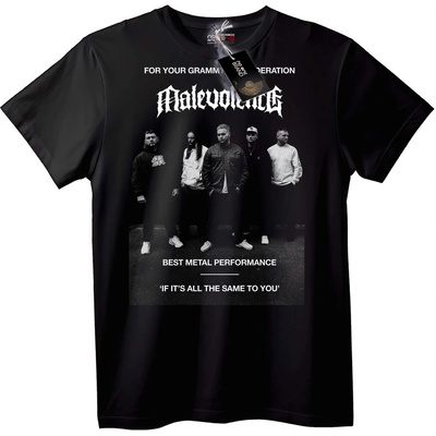 NOONEBRAND Тениска Най-Добро Метъл Представяне на Malevolence - XS, White