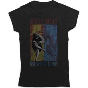 Guns N' Roses Use Your Illusion Black M Дамски Риза (GNRTS51LB02)