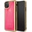 GUESS Glow Sand Hard Case - дизайнерски кейс с висока защита за iPhone 11 Pro (розов)
