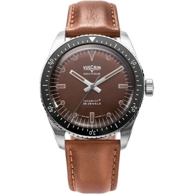 Vulcain Skin Nautique Brown Brown Plain
