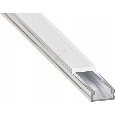 SmartLED Вграден профил за led ленти 1 м сребрист/бял (sd0108)