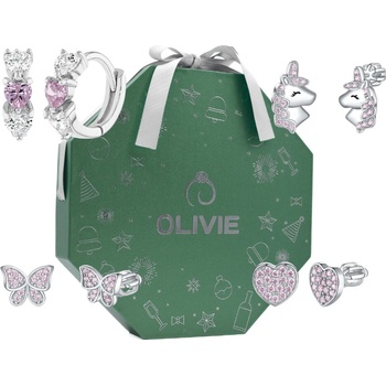 OLIVIE Adventný kalendár PINK 8164