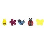 TITANUM Foam stickers glitter mix 22pcs