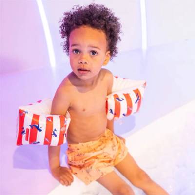 Swim Essentials : Ръкавели за деца от 2-6 години - "Red-White Whale (SWE-2020SE152)