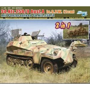 Dragon Комплект модел военен 6859 - Sd. Kfz. 250/9 le. S. P. W. mit PANZERAUFBAU Sd. Kfz. 250/Z (1: 35)
