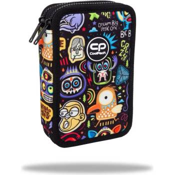 COOLPACK Ученически несесер с пособия COOLPACK - JUMPER 2 - Scary stickers