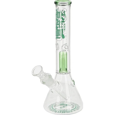 Amsterdam Skleněný bong s perkolací Greater Green 30 cm