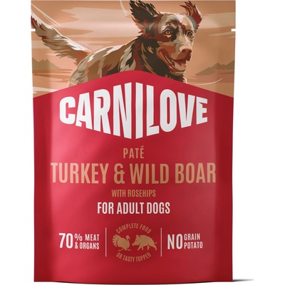 Carnilove Paté Turkey & Wildboar with Rosehips 300 g