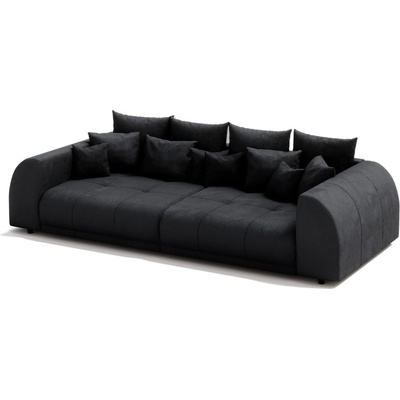 ROPEZ Черен диван от рипсено кадифе 310 cm Vanessa - Ropez (Vanessa Sofa 310 cm tk. Lincoln 100)
