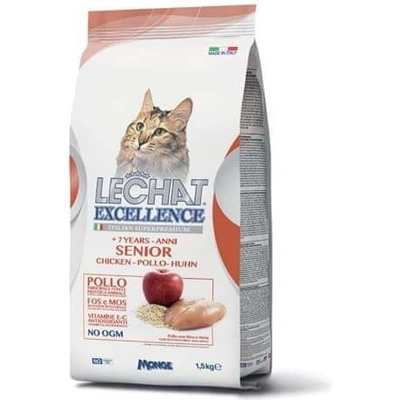 MONGE LECHAT EXCELLENCE SENIOR chicken 1,5 kg