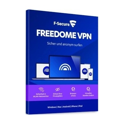 F-Secure Freedome VPN 1 lic. 1 rok (FCFFBR1N001E1)