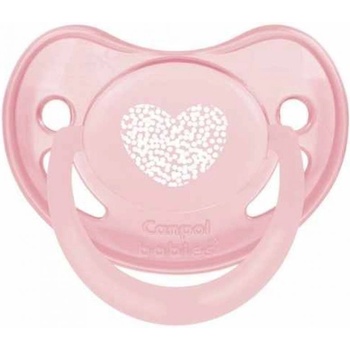 Canpol babies Силиконова анатомична залъгалка Canpol - Pastelove, 6-18 m, Розова (22/420c-pink)