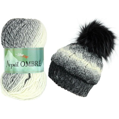 Příze Vlna Hep Nepál Ombré 7409