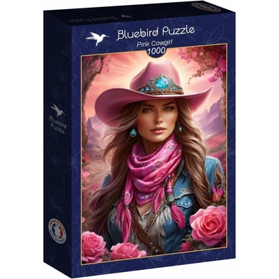BlueBird Ružová kovbojka 1000 dielov